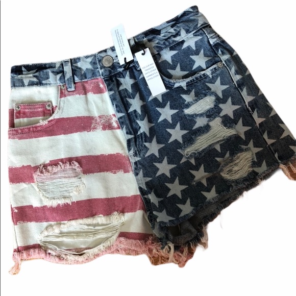 SOLD 🌻Topshop Moto American Flag - Picture 3 of 6